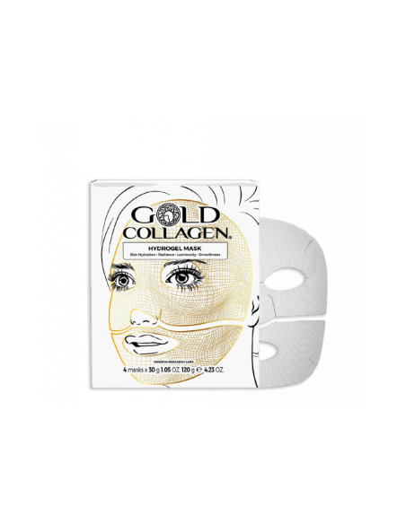 Gold Collagen Hydrogel Mask 4 unidades
