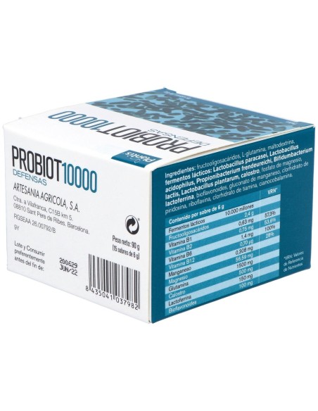 Plantis Probiot 10.000 15 Sobres