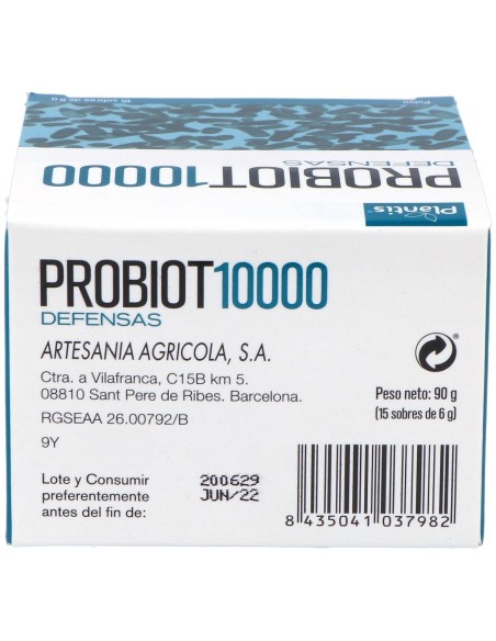 Plantis Probiot 10.000 15 Sobres