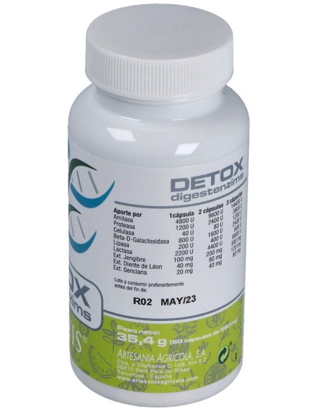 Plantis Digestenzims Detox 60Caps