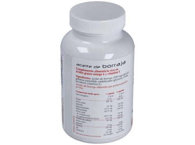 Aceite De Borraja 120Cap.