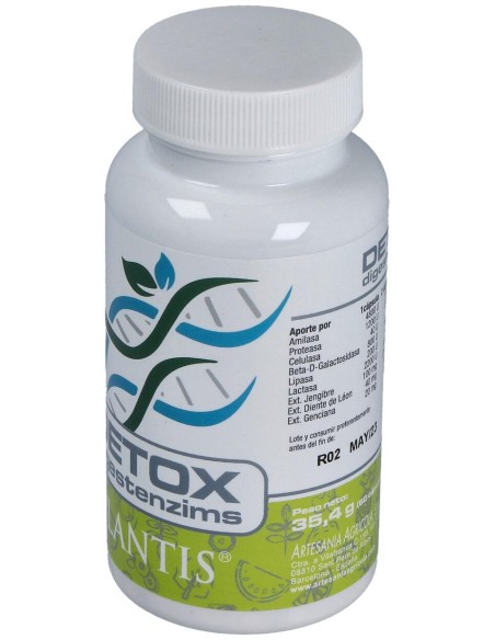 Plantis Digestenzims Detox 60Caps