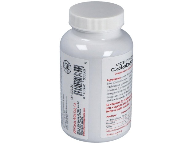 Aceite De Calabaza 180Cap.