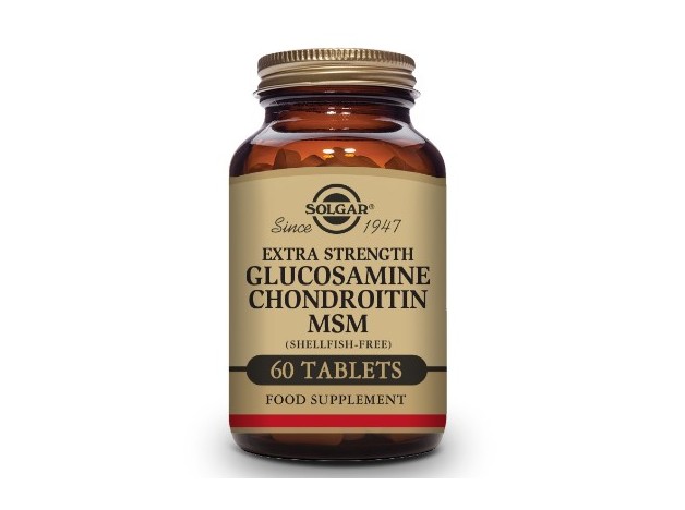 Solgar Extra Strength Glucosamine Chondroitin MSM 60 Comprimidos