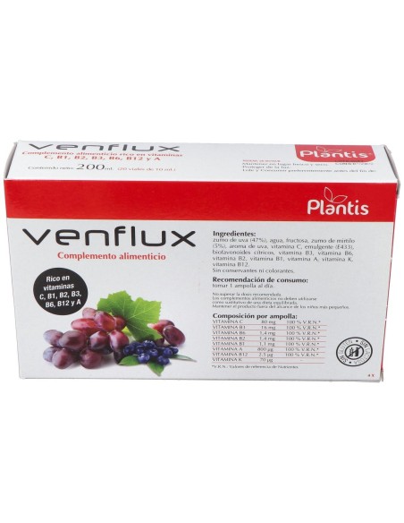 Plantis Venflux 20 Viales