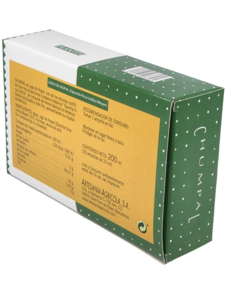 Plantis Chumpal Nopal Viales 20 Ampollas