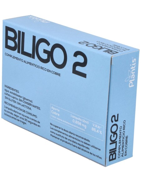 Artesania Agricola Biligo 2 Cobre 20 Ampollas