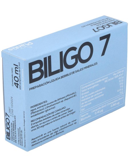 Artesania Agricola Biligo 7 Actibios 20 Ampollas