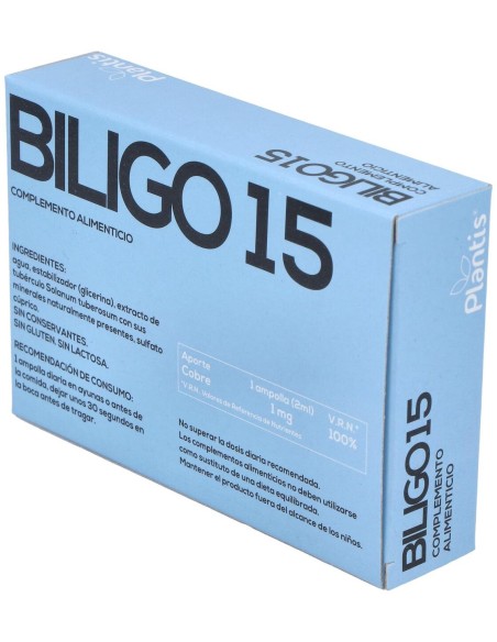 Biligo 15 20 Ampollas De 2 Ml