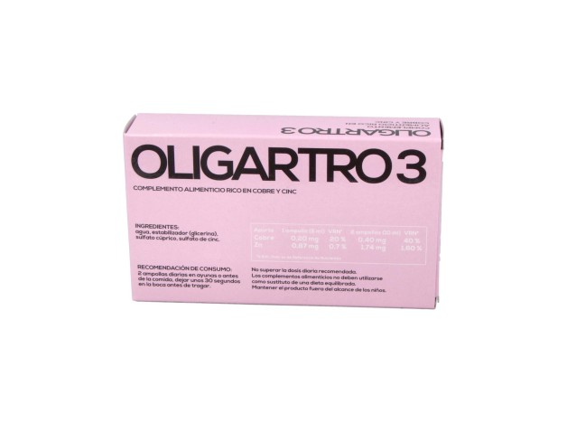 Artesania Agricola Oligartro 3 Cu Zn 20 Ampollas