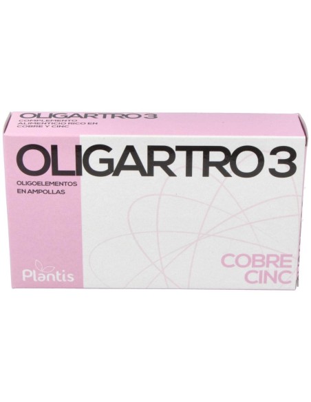 Artesania Agricola Oligartro 3 Cu Zn 20 Ampollas