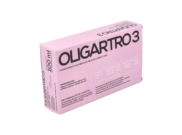 Artesania Agricola Oligartro 3 Cu Zn 20 Ampollas