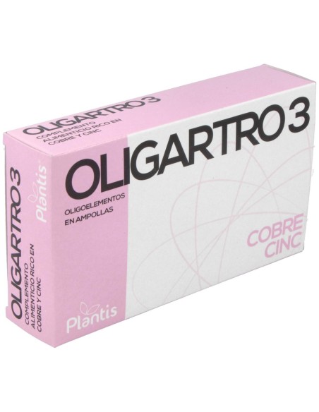 Artesania Agricola Oligartro 3 Cu Zn 20 Ampollas