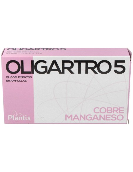 Artesania Agricola Oligartro Manganeso-Cobre 20 Ampollas