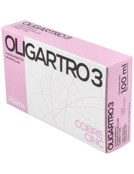 Artesania Agricola Oligartro 3 Cu Zn 20 Ampollas