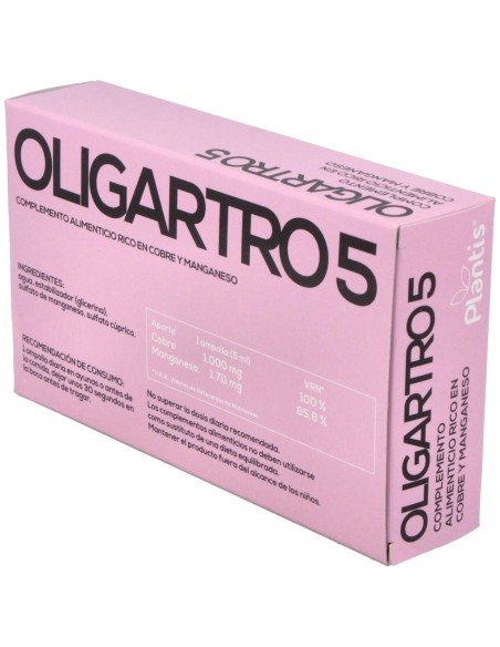 Artesania Agricola Oligartro Manganeso-Cobre 20 Ampollas