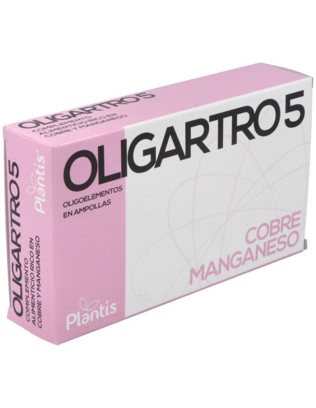 Artesania Agricola Oligartro Manganeso-Cobre 20 Ampollas