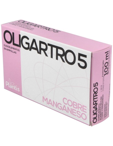 Artesania Agricola Oligartro Manganeso-Cobre 20 Ampollas