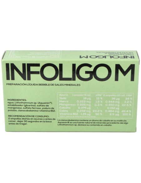 Infoligo M (Fe-Cu-Co-I-Mn) 20 Amp.