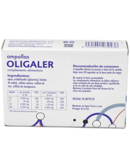 Artesania Agricola Oligaler 40Ml