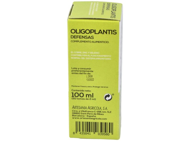 Plantis Oligoplantis Defensas 100Ml