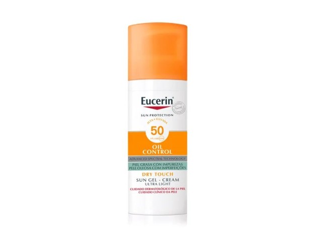 Eucerin Solar Facial Gel-Crema Oil Control Dry Touch SPF50+ 50 ml