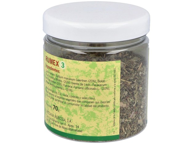 Artesanía Agrícola Rumex 3 Hepático 70G