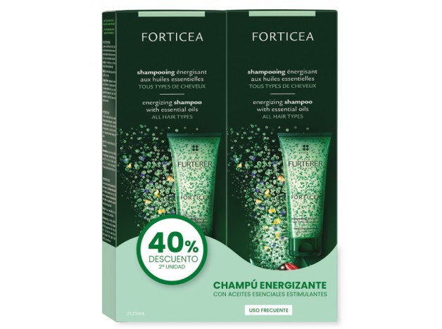 René Furterer Pack Forticea Champú 2 x 200 ml...