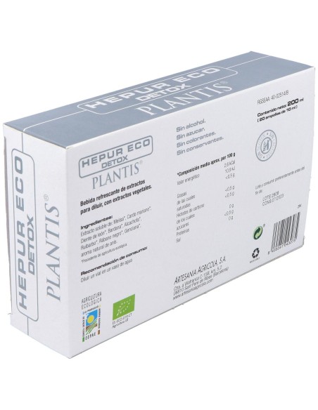 Plantis Hepur Eco Detox 20 Viales