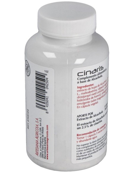 Plantis Cinaris Alcachofa Vegetales 120Caps