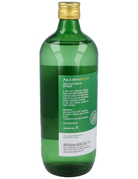 Aloin Eco Zumo De Aloe Vera Sin Azucar 1Litro