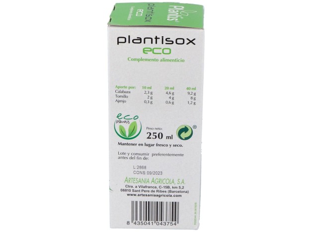 Plantisox (Biox) (Lombrices) Jarabe 250Ml