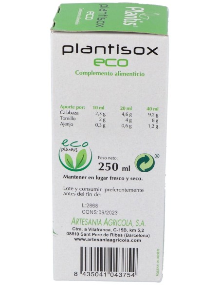 Plantisox (Biox) (Lombrices) Jarabe 250Ml