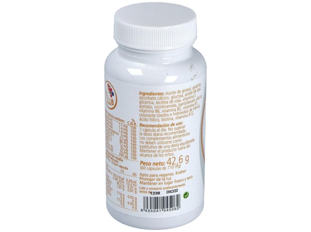 Artesanía Agrícola Vitamina B Complex 60Caps
