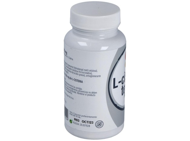L-Cisteina 60 Cápsulas 500Mg Por Cápsula