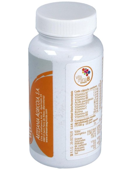 Artesanía Agrícola Vitamina B Complex 60Caps