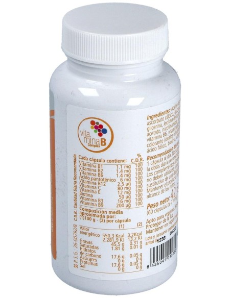 Artesanía Agrícola Vitamina B Complex 60Caps