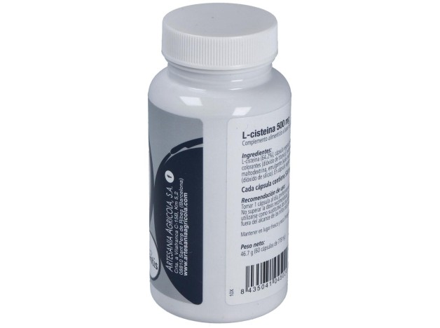 L-Cisteina 60 Cápsulas 500Mg Por Cápsula