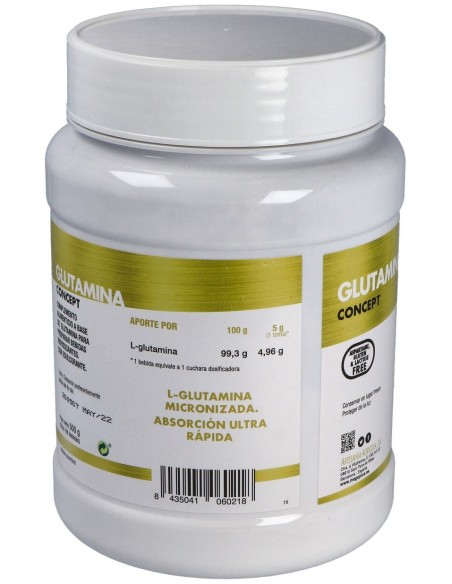 Glutamina Concept 500Gr.