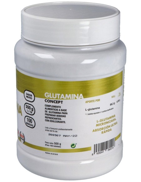 Glutamina Concept 500Gr.