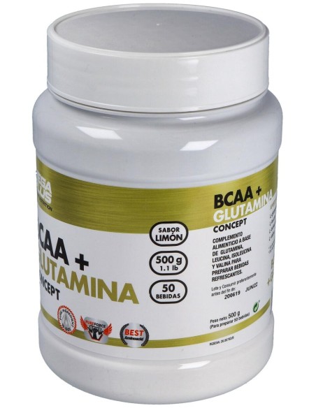 Bcaa+Glutamina Concept Limon 500Gr.