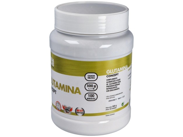 Glutamina Concept 500Gr.