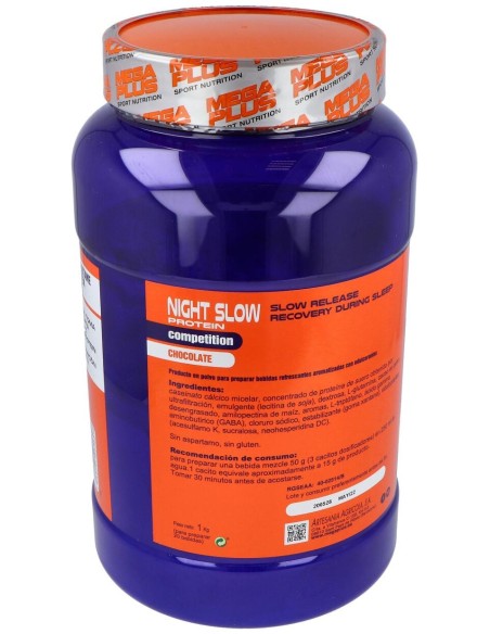 Mega Plus Night Slow Protein Competition Sabor Chocolate 1Kg