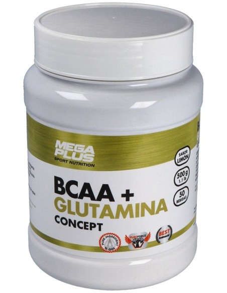 Bcaa+Glutamina Concept Limon 500Gr.