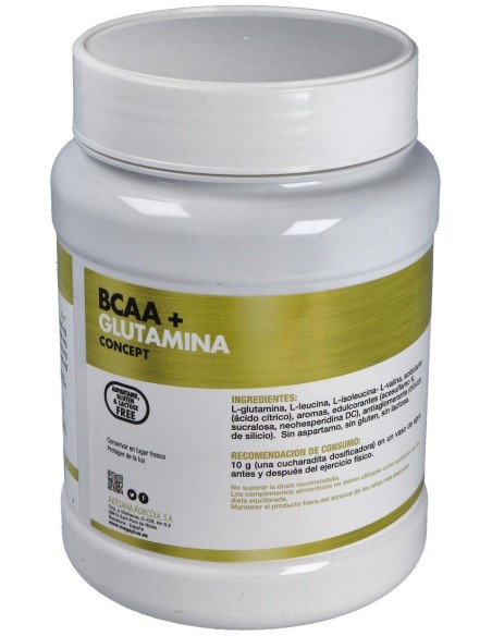 Bcaa+Glutamina Concept Limon 500Gr.