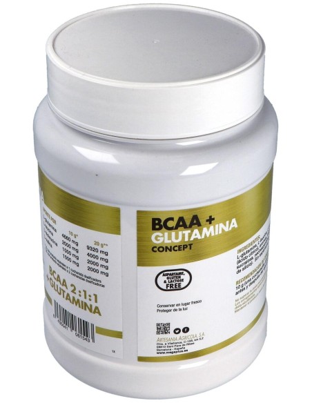 Mega Plus Bcaa+Glutamina Concept Piña 500G