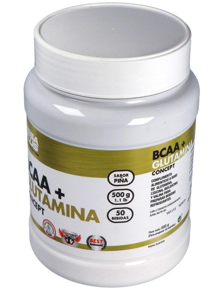 Mega Plus Bcaa+Glutamina Concept Piña 500G