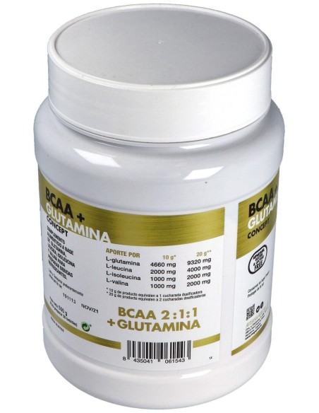Mega Plus Bcaa+Glutamina Concept Piña 500G