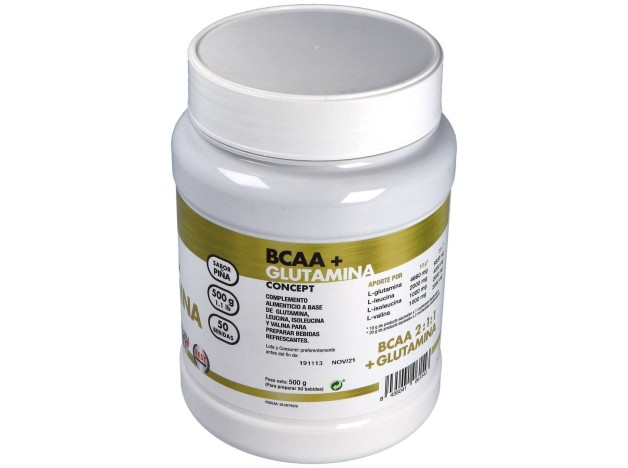 Mega Plus Bcaa+Glutamina Concept Piña 500G