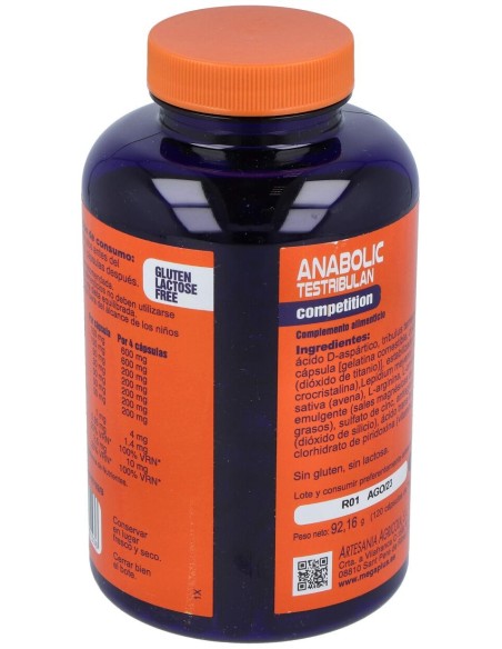 Mega Plus Anabolic Testribulan Competition 120Caps